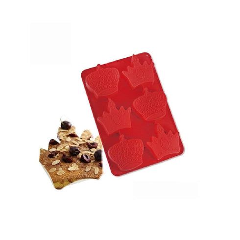 AussieSuperStore Homeware Supplies Silicone Crown Shape Kitchen Ice Cube Baking Cake Soap Molds & Trays Silicone Crown Shape Mould Kitchen Ice Baking Cake Soap Molds & Trays CBCROWNICETRAY